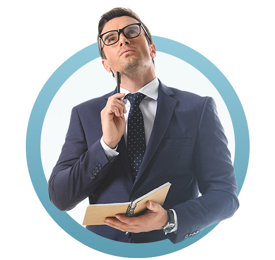 business man thinking